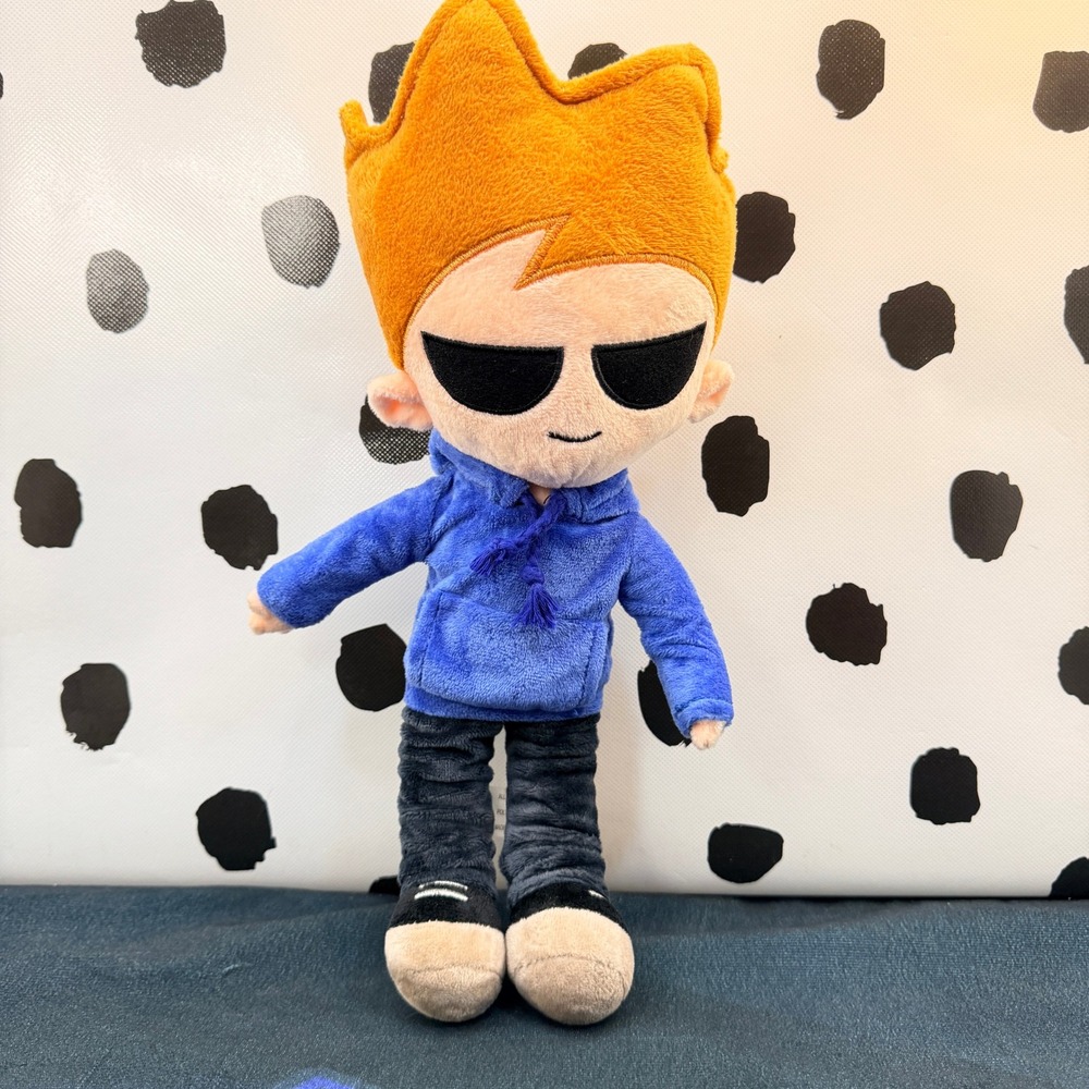 Tom Eddsworld Unofficial Plush Toy 13" Rare And HTF Discontinued Plushie